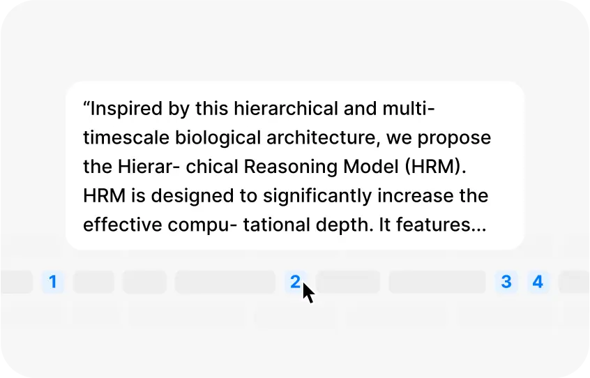 Genauere Referenzen erhalten