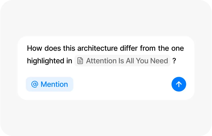 Nutzt Ihre Dateien für Antworten